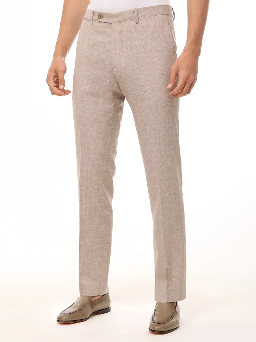 Брюки шерстяные BERWICH LP184U_BEIGE_SC/1 Бежевый  Фото 4