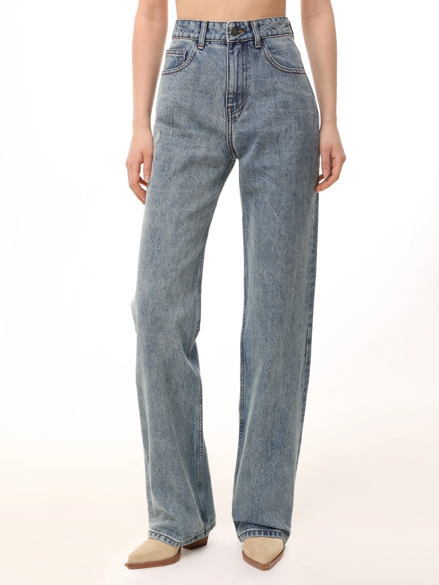 

Джинсы хлопковые, Голубой, Melany