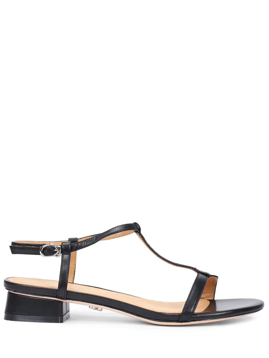 Сандалии кожаные JULI TOO Rose Черный 