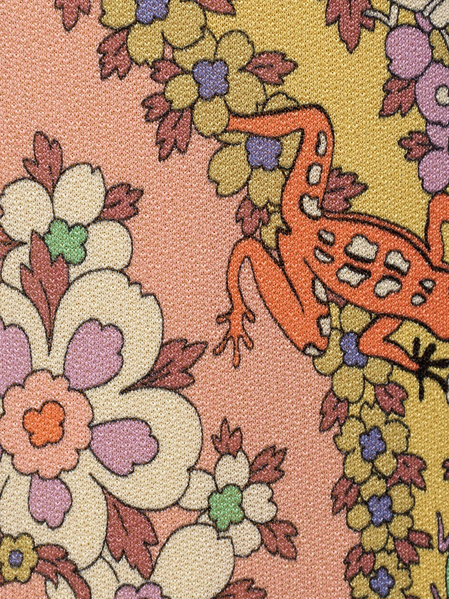 Платье из вискозы ETRO WRHA0223 99IA440X0873 Розовый  Фото 6