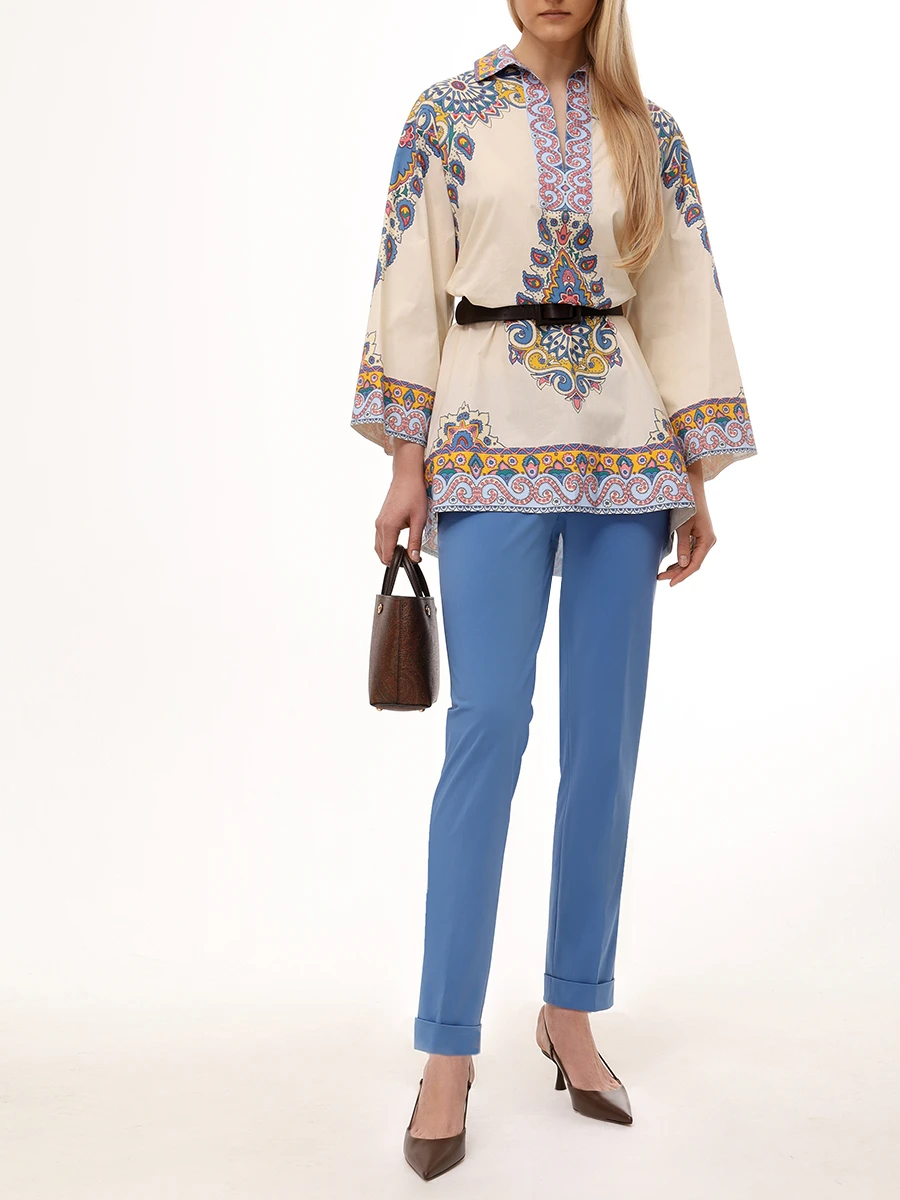 

Блуза хлопковая, Мультиколор, WRPA0023 AK726X0800