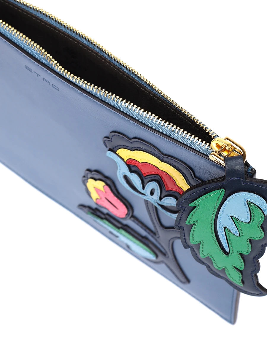 Кошелек кожаный ETRO WP2C0013 AH018S9883 Цветочный принт  Фото 3