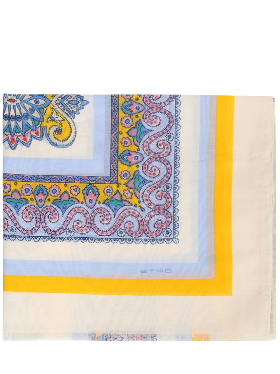 

Палантин хлопковый, Желтый, WATA0006 AK640X0800