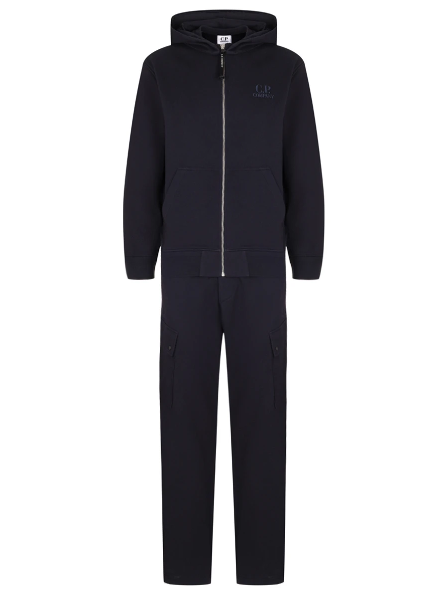Костюм хлопковый CP COMPANY 18CMSS044A-005086W/18CMSP045A-005086W 888 Синий 