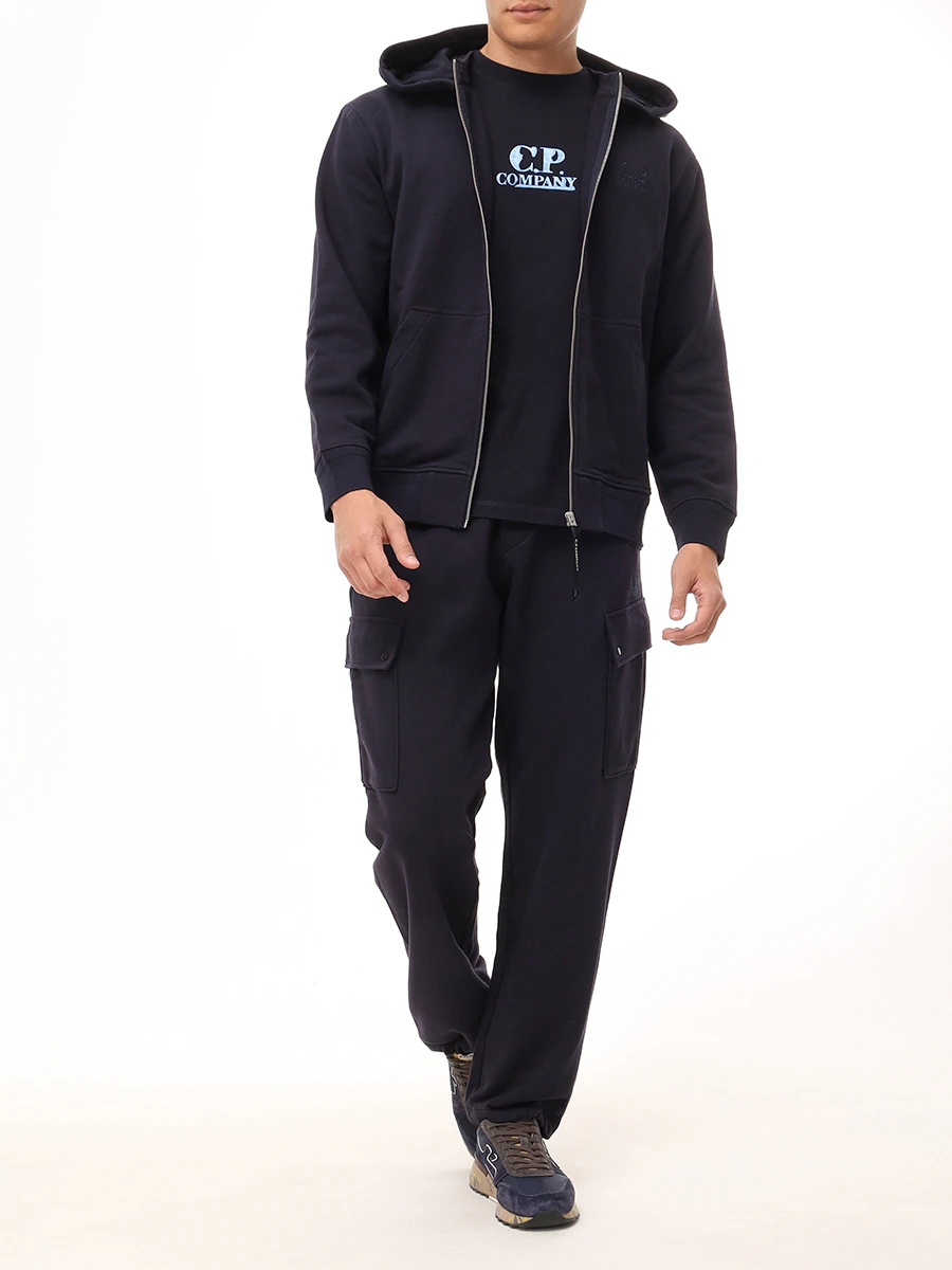 Костюм хлопковый CP COMPANY 18CMSS044A-005086W/18CMSP045A-005086W 888 Синий  Фото 2