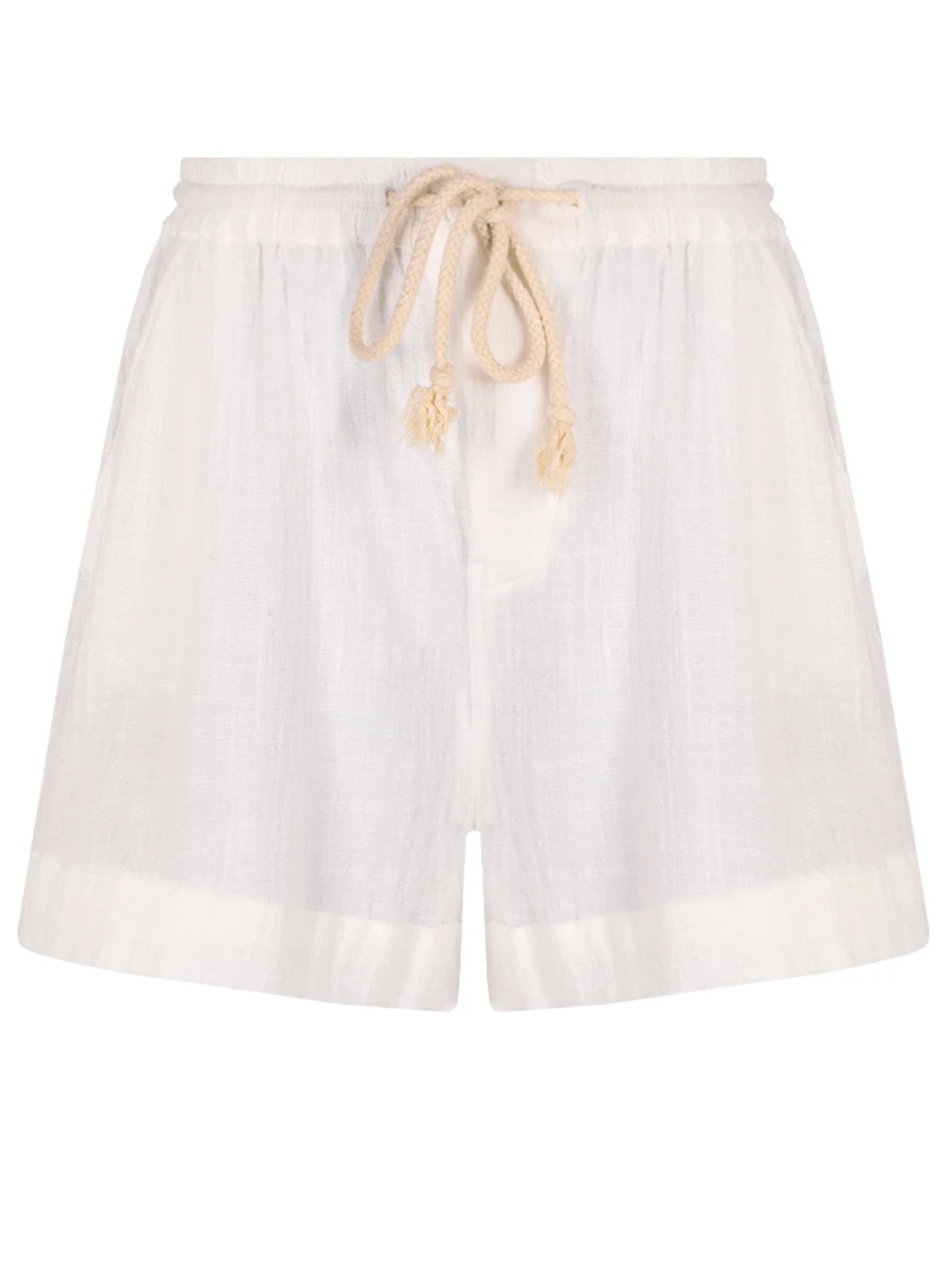 Шорты хлопковые MAISON SAINT JULIEN Bonifacio short Белый 