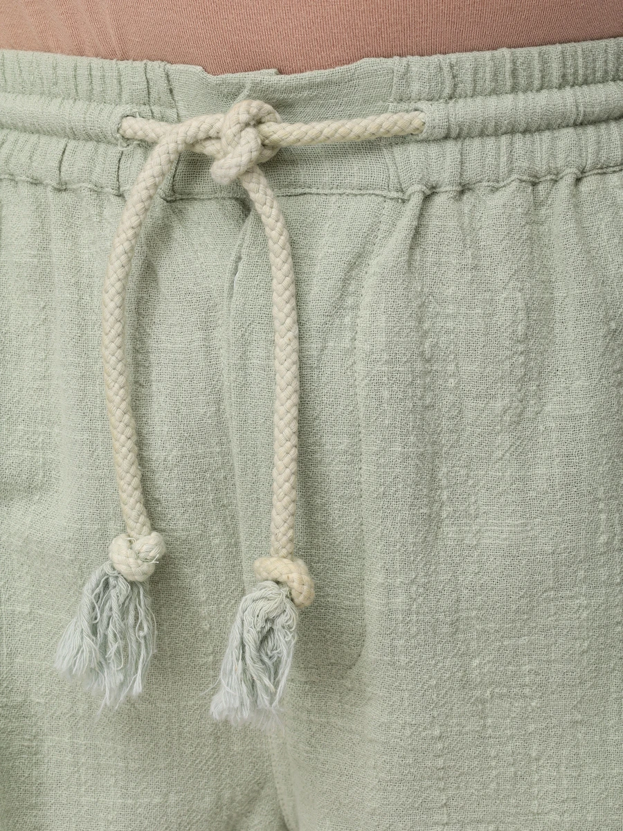 Шорты хлопковые MAISON SAINT JULIEN Bonifacio short Зеленый  Фото 5