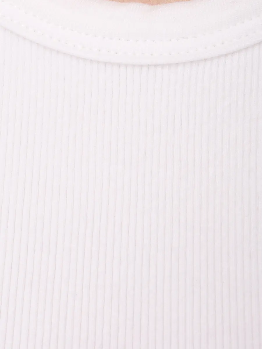 Топ хлопковый MAISON SAINT JULIEN Havana tank top Белый  Фото 6