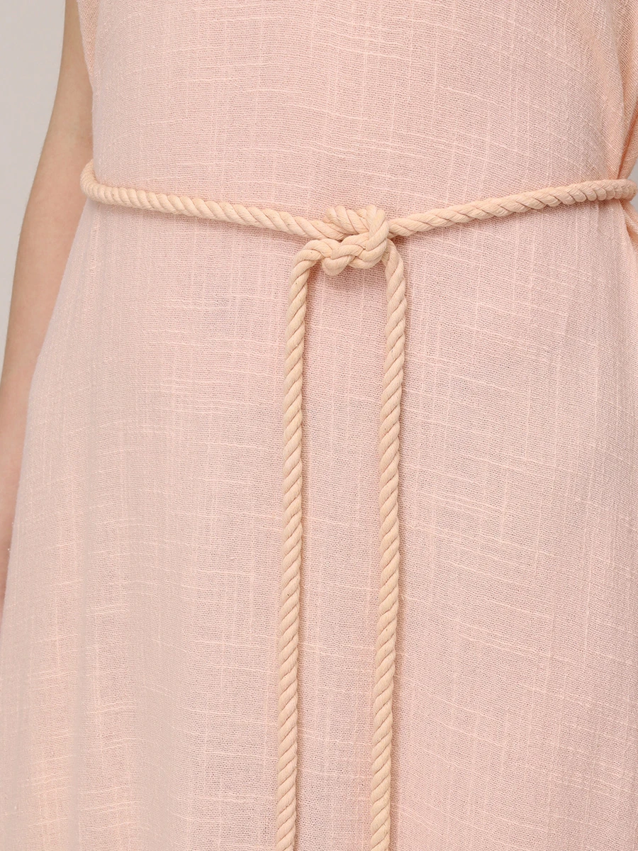 Платье хлопковое MAISON SAINT JULIEN Palma de Mallorca beach dress Розовый  Фото 5