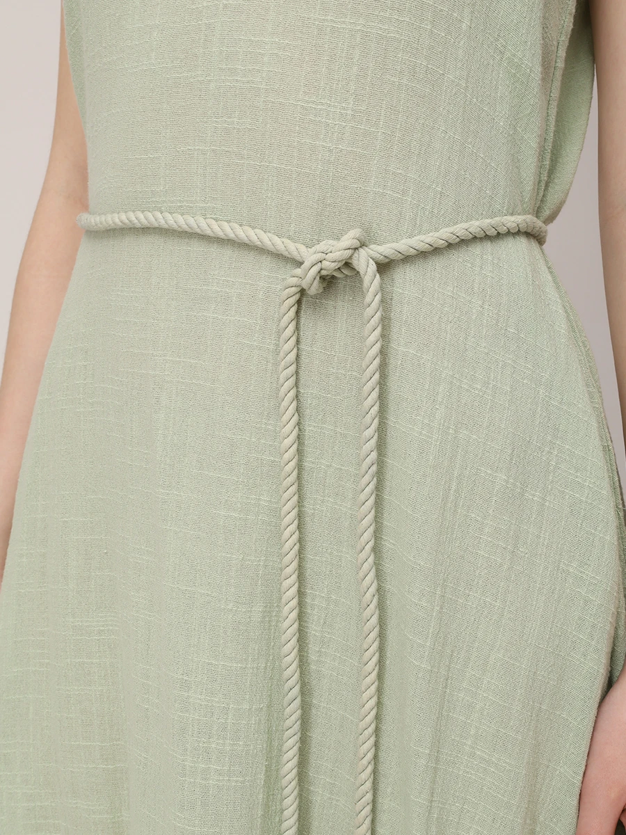 Платье хлопковое MAISON SAINT JULIEN Palma de Mallorca beach dress Зеленый  Фото 5