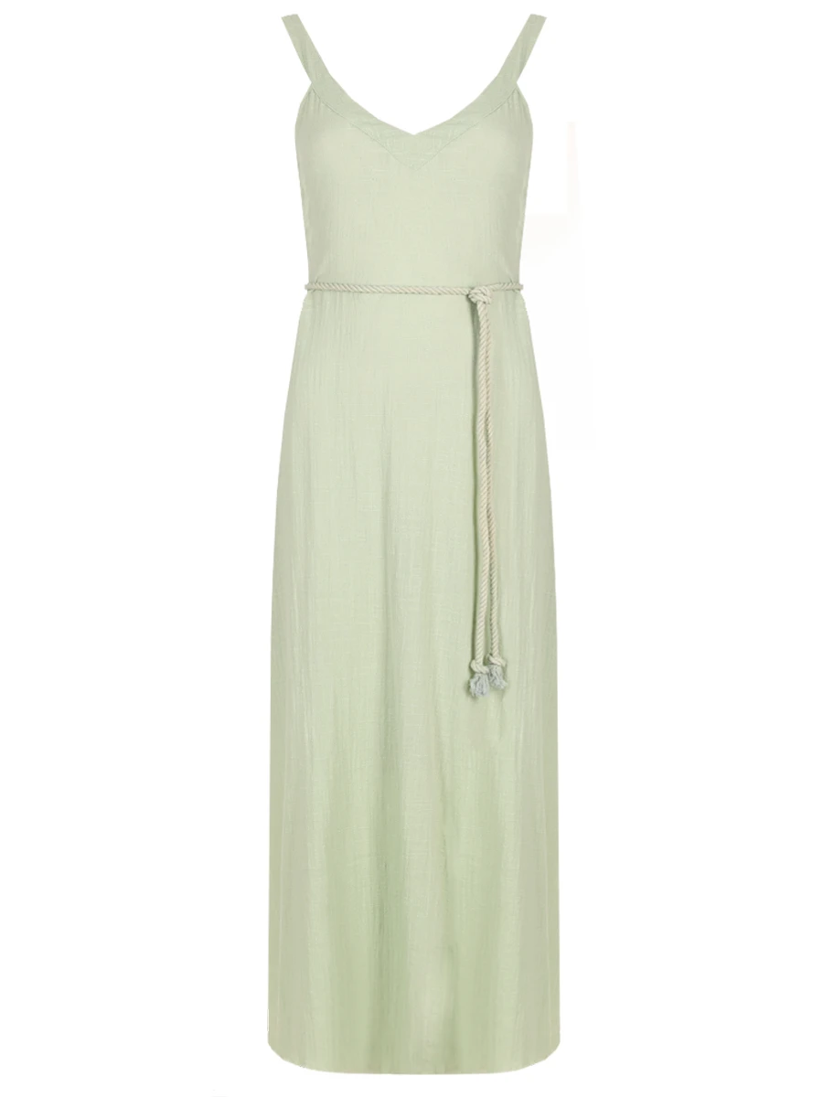Платье хлопковое MAISON SAINT JULIEN Palma de Mallorca beach dress Зеленый 