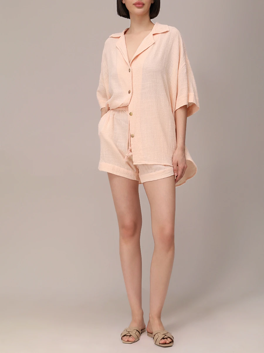 Рубашка хлопковая MAISON SAINT JULIEN Tortola shirt Розовый  Фото 2