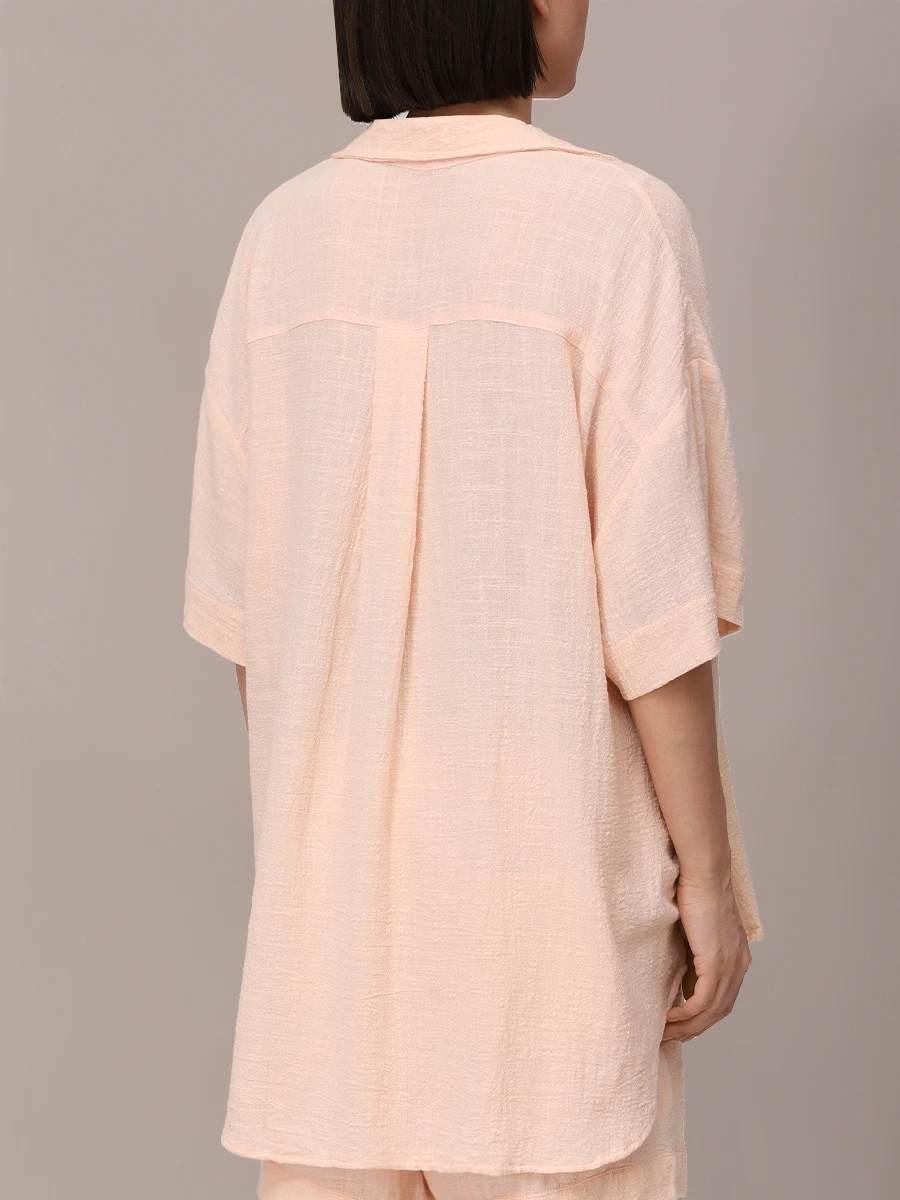 Рубашка хлопковая MAISON SAINT JULIEN Tortola shirt Розовый  Фото 3