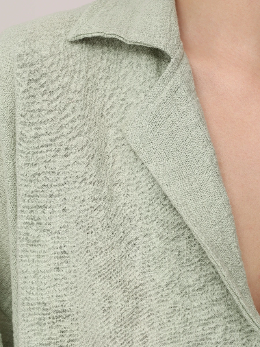 Рубашка хлопковая MAISON SAINT JULIEN Tortola shirt Зеленый  Фото 5