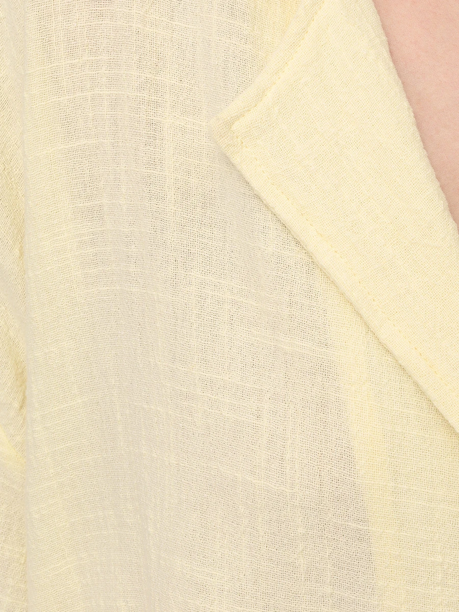 Рубашка хлопковая MAISON SAINT JULIEN Tortola shirt Желтый  Фото 5