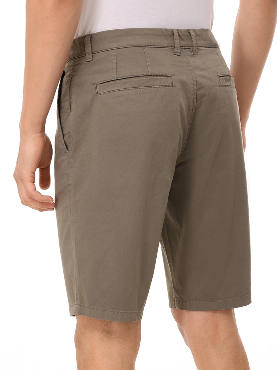Шорты хлопковые Miami BOGNER 18466888/811 MIAMI-G Хаки  Фото 3