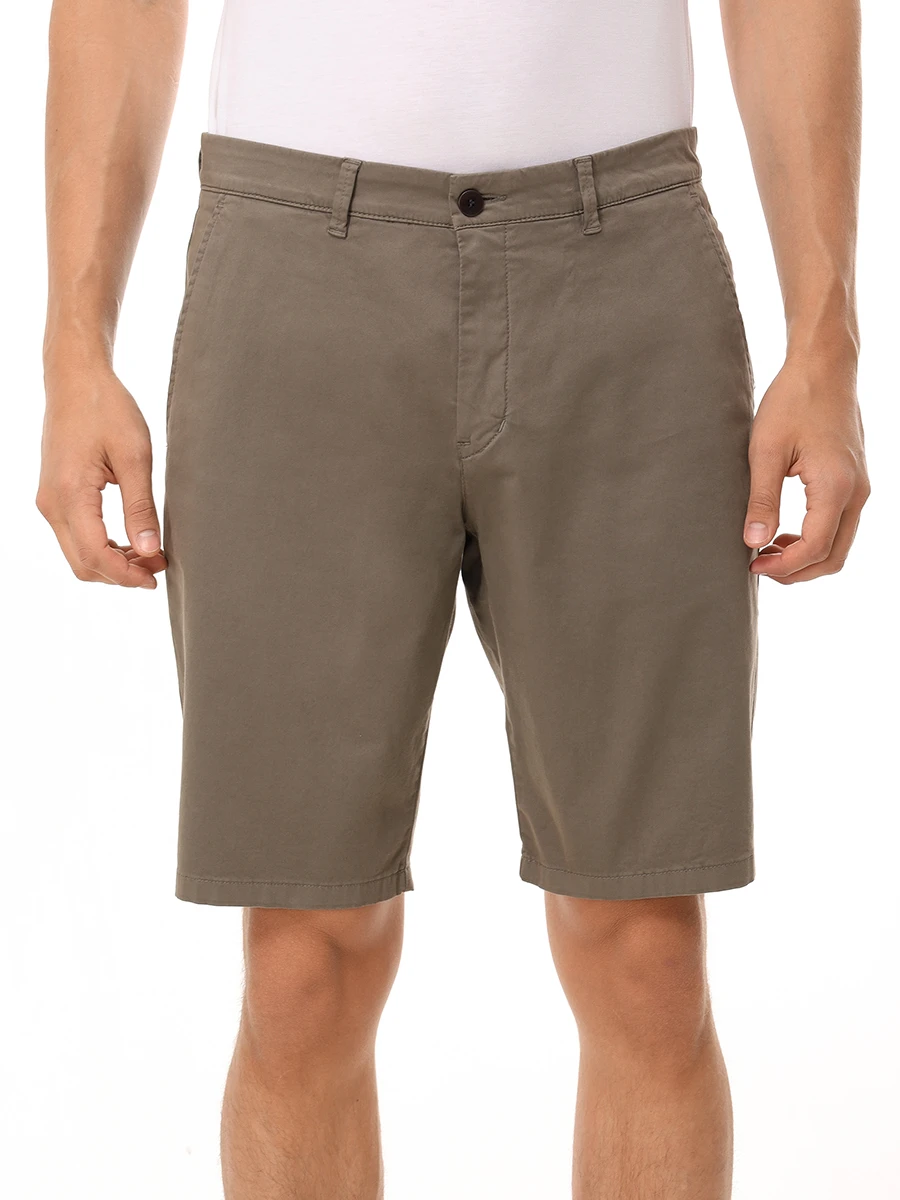 Шорты хлопковые Miami BOGNER 18466888/811 MIAMI-G Хаки  Фото 4
