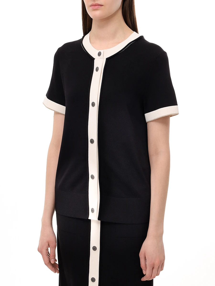 Костюм трикотажный FREE AGE S25.JK112.SK074.6079.900 Черный  Фото 4