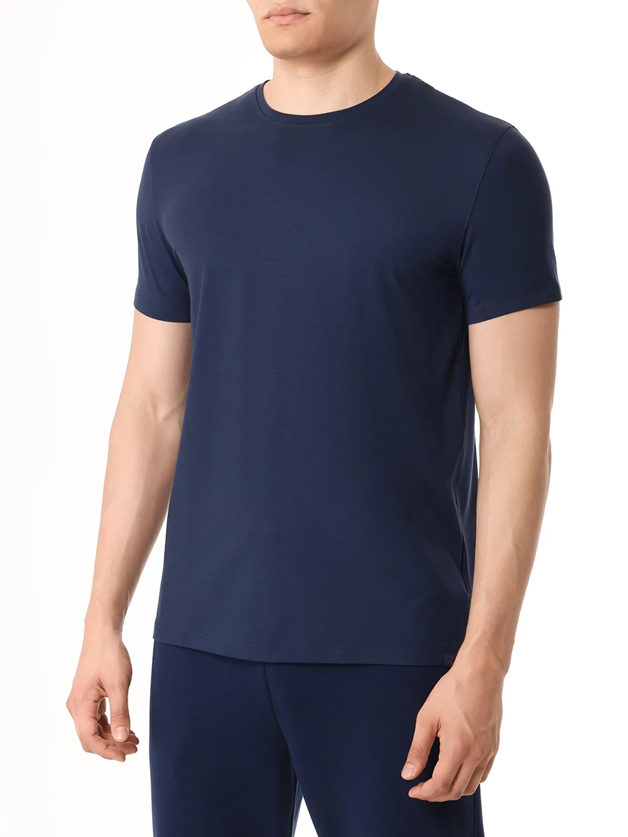 

Футболка из модала, Синий, 3048-BASE001NAV