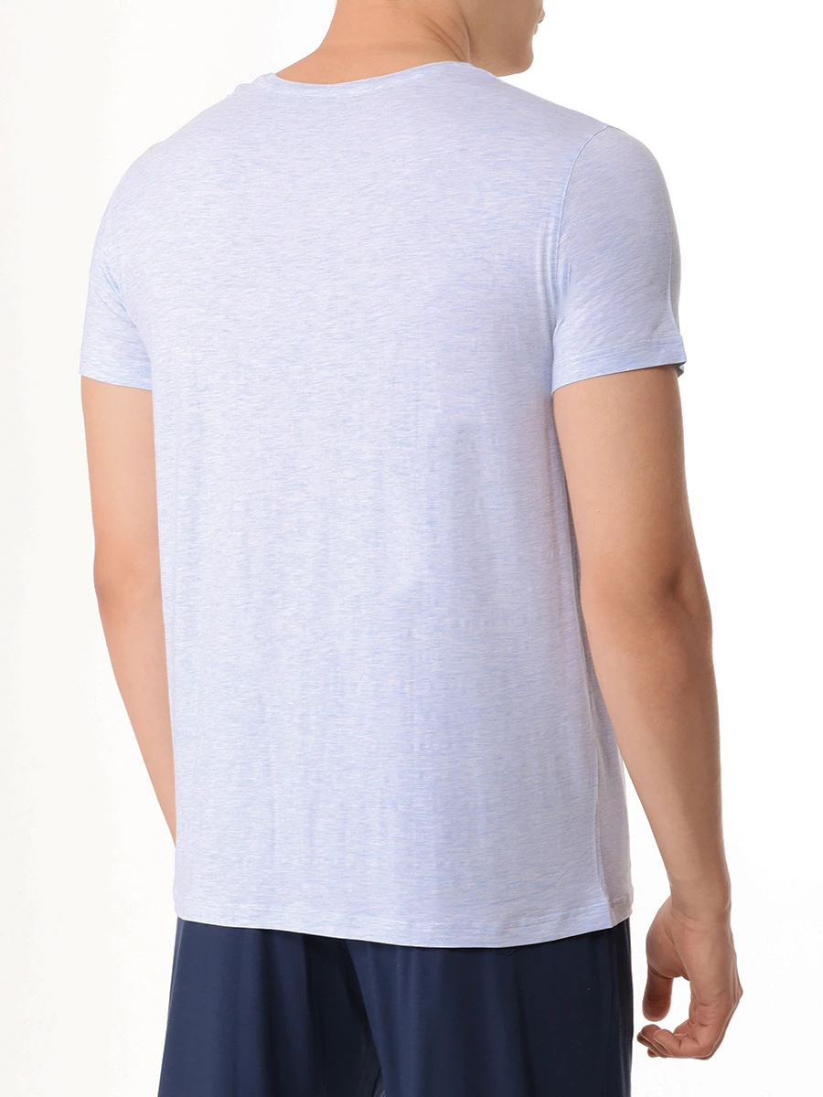

Футболка из модала, Голубой, 3048-ETHA001BLU