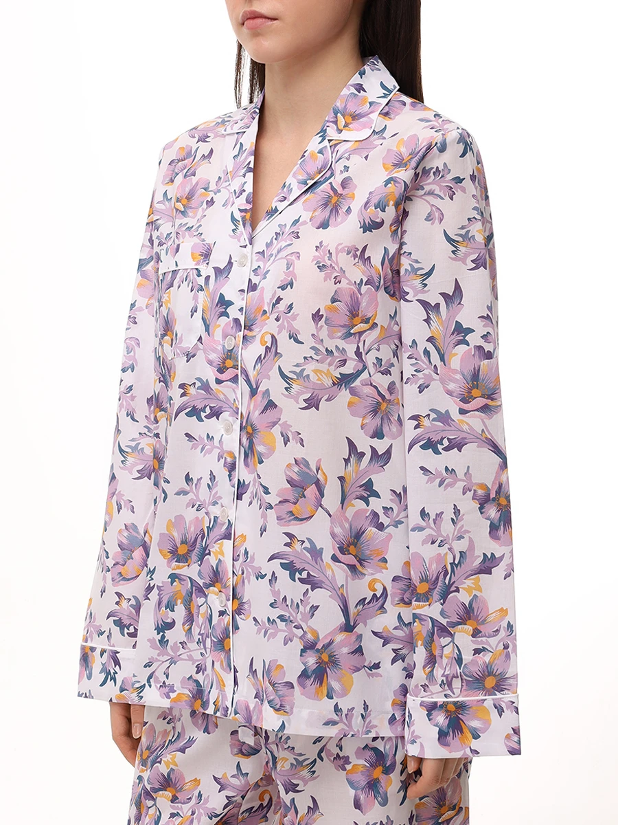 

Пижама хлопковая, Белый, 2012-LEDB081WHI