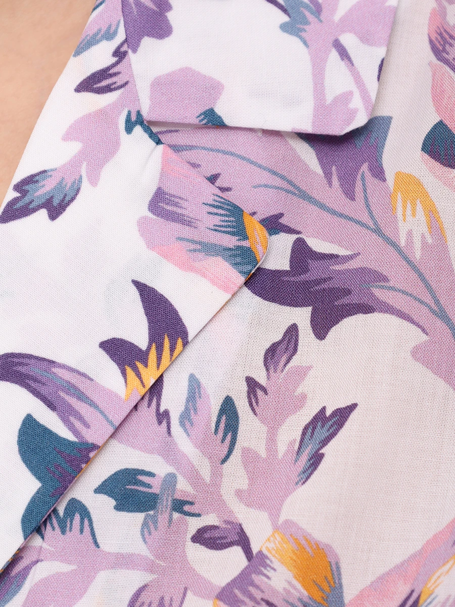 

Пижама хлопковая, Цветочный принт, 2015-LEDB081WHI