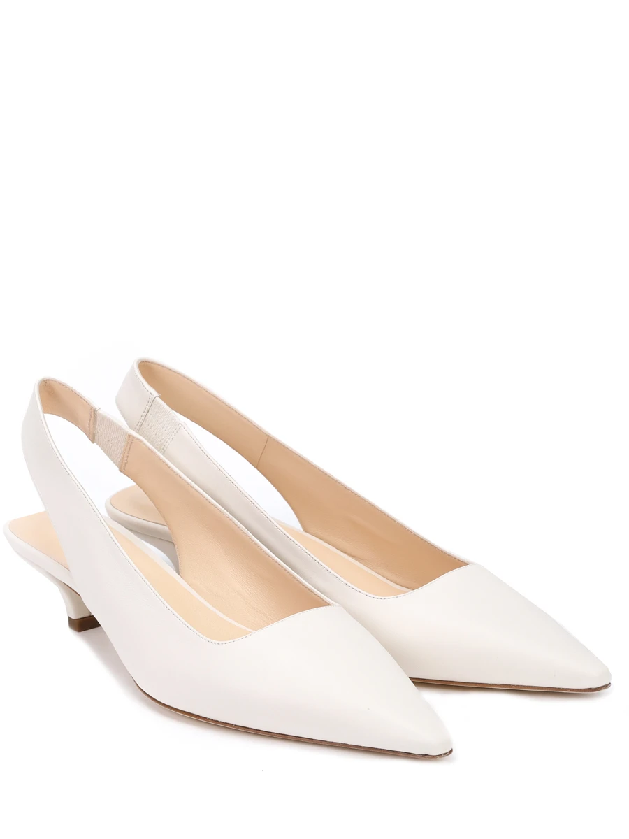 Туфли кожаные PROSPERINE 2511 PANNA Кремовый  Фото 2