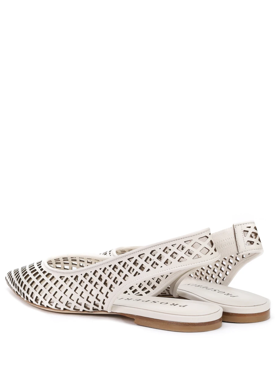 Туфли кожаные PROSPERINE 2657-NPN PANNA Кремовый  Фото 4