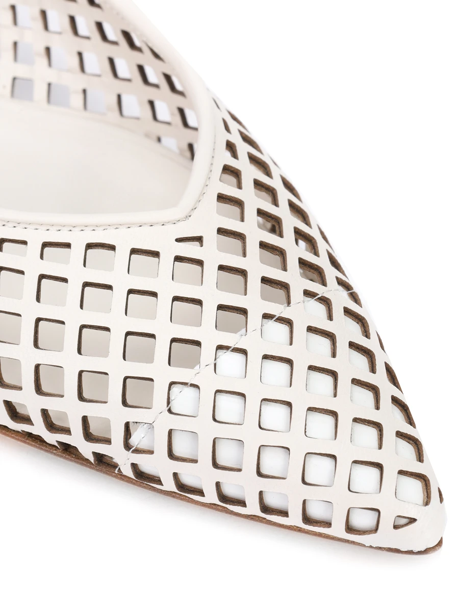 Туфли кожаные PROSPERINE 2657-NPN PANNA Кремовый  Фото 5