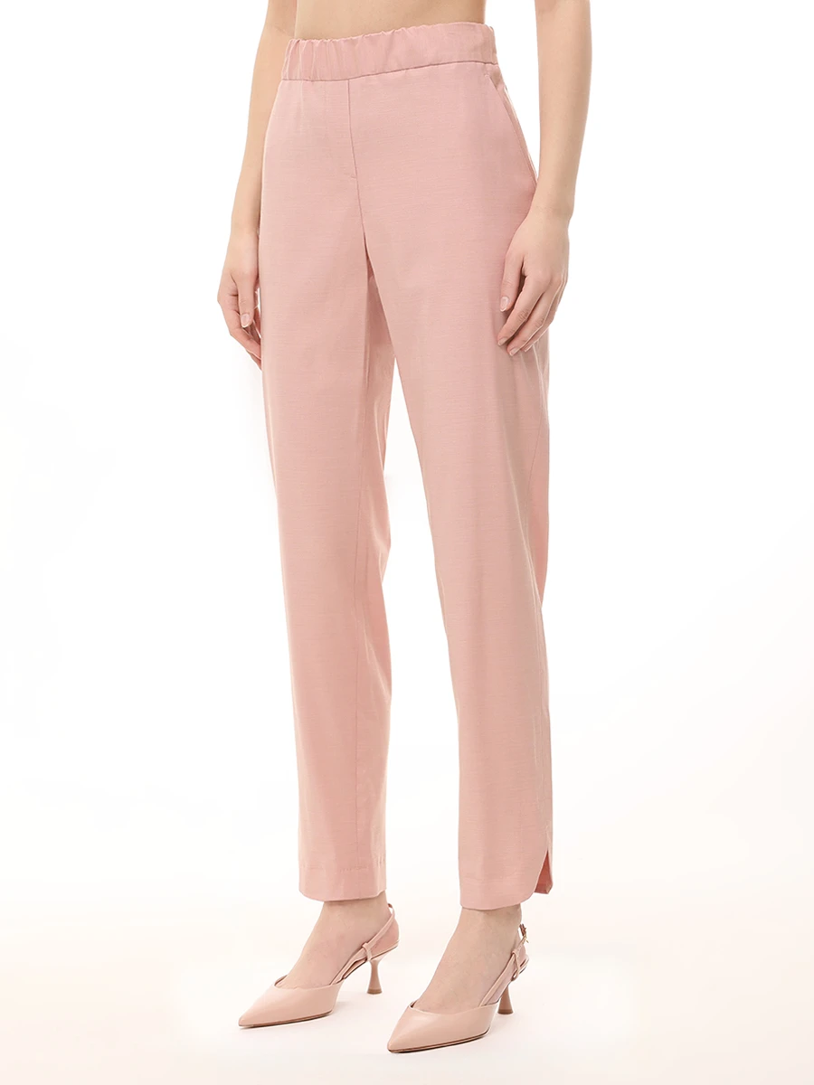 Костюм из шерсти и вискозы LORENA ANTONIAZZI P2549CA14A/P2549PA41A/3737 304 Розовый  Фото 8