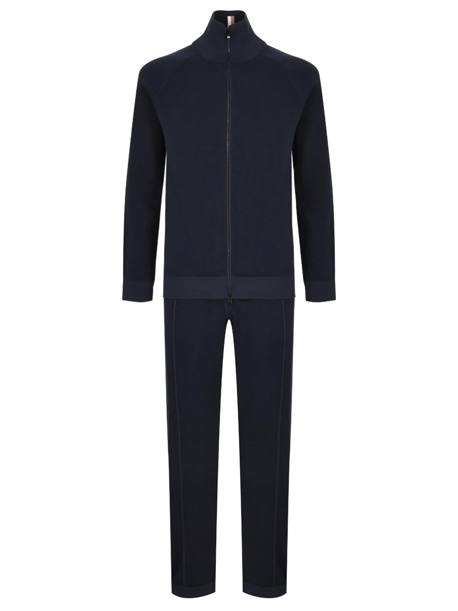 Костюм из хлопка и шерсти BOSS 50519629/50519608/405 Синий 