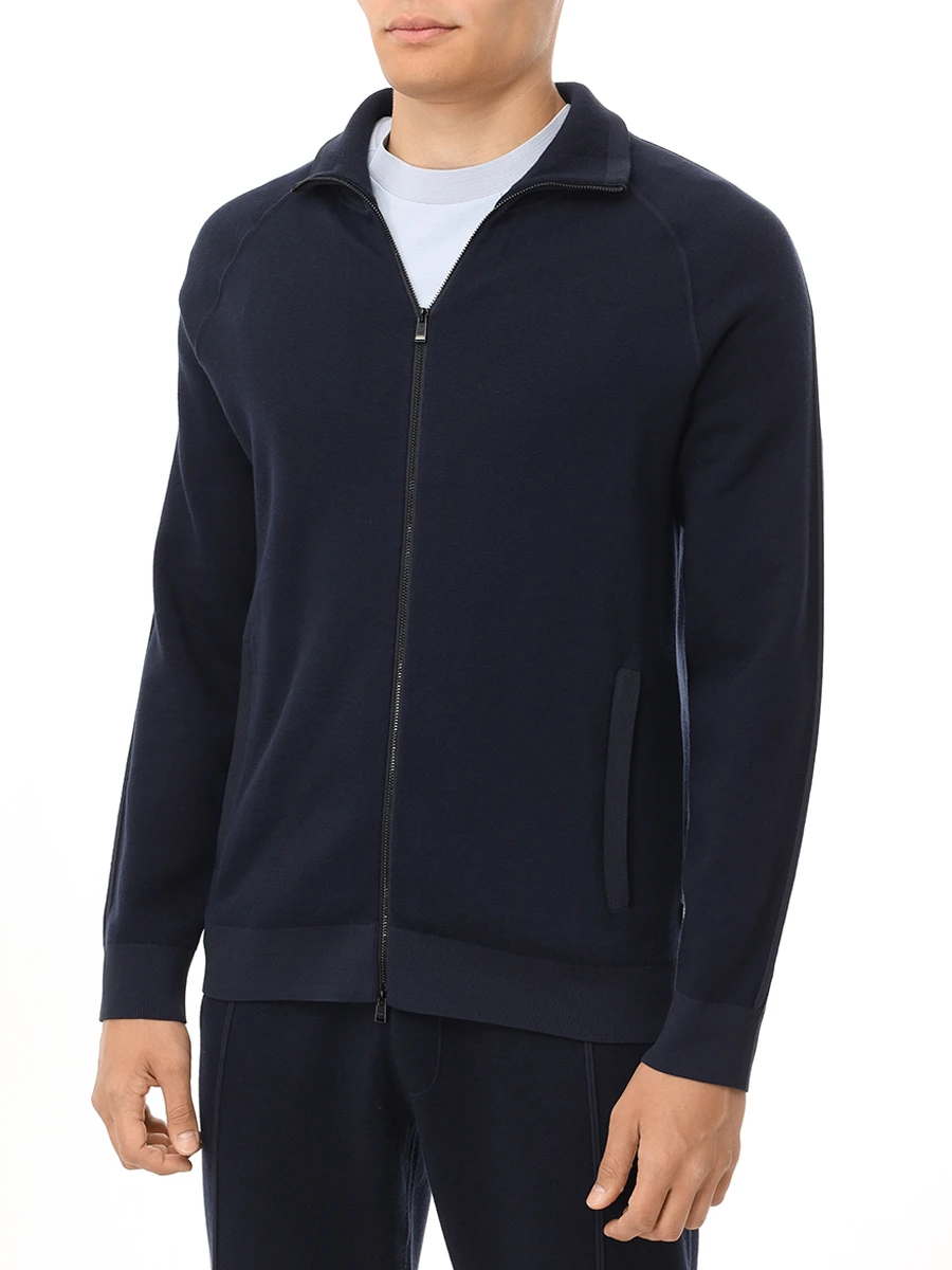 Костюм из хлопка и шерсти BOSS 50519629/50519608/405 Синий  Фото 4