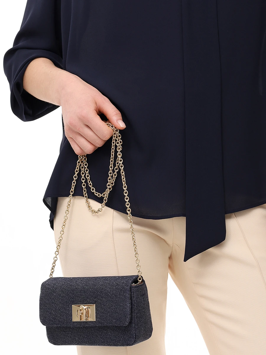 Сумка джинсовая 1927 FURLA WE00687-DE0000-2677S Деним  Фото 2