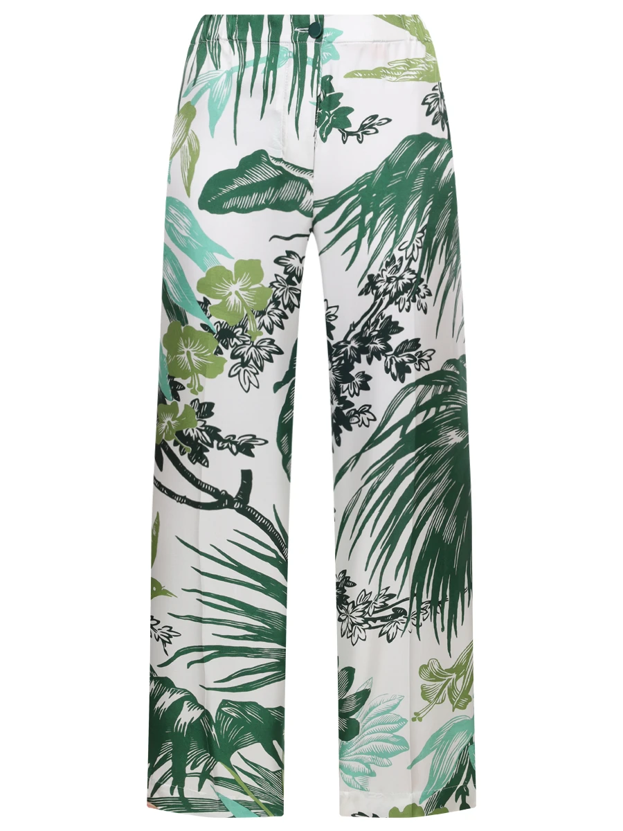 

Брюки шелковые, Белый, PA002086-TE00813 221