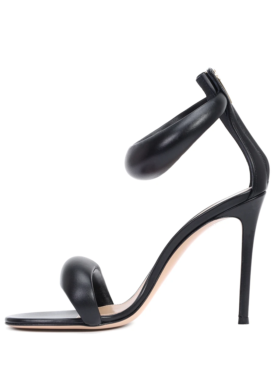 Босоножки кожаные Bijoux GIANVITO ROSSI G61635-15RIC-NAPNERO Черный  Фото 3