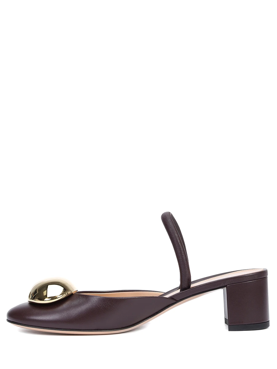 Туфли кожаные Sphera GIANVITO ROSSI G95456-45RIC-NXFBOUR Бордовый  Фото 3