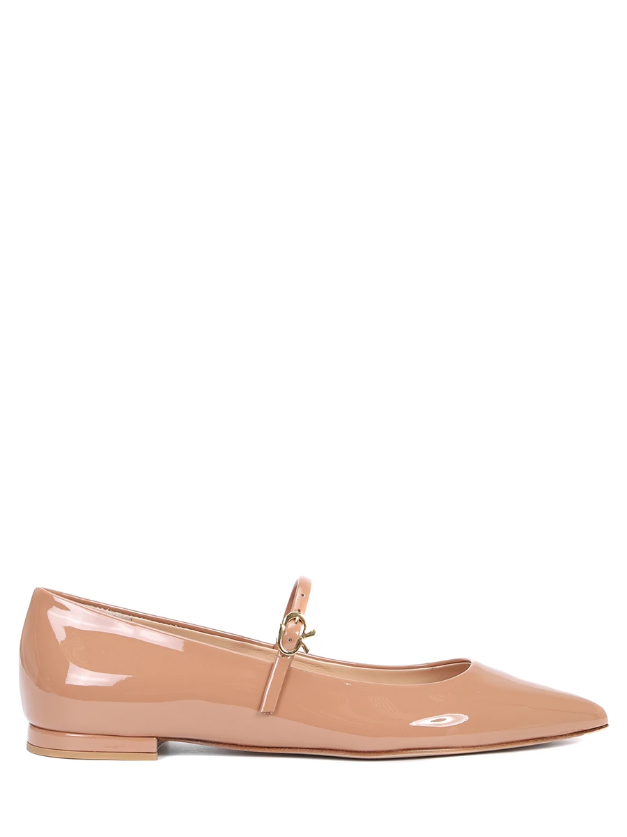 

Балетки кожаные Ribbon Jane, Бежевый, G22162-05RIC-VERPRAL