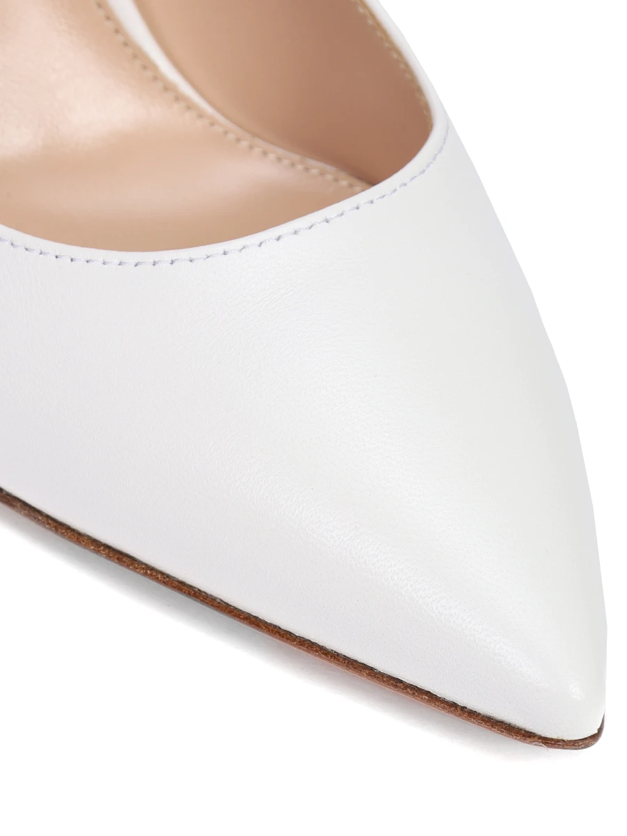 Туфли кожаные Gianvito GIANVITO ROSSI G28470-15RIC-NAPBIAN Белый  Фото 5