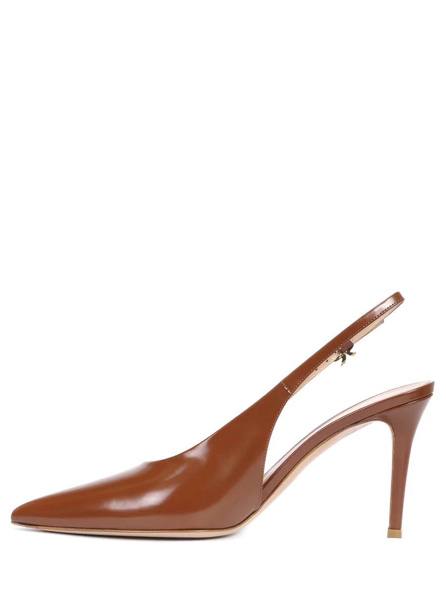 Туфли кожаные Robbie GIANVITO ROSSI G95461-85RIC-TOKHAVA Коричневый  Фото 3