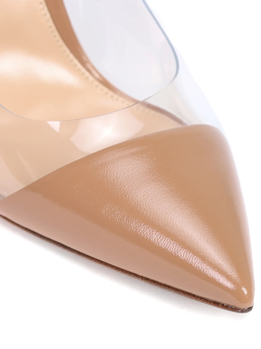 Туфли комбинированные Gianvito GIANVITO ROSSI G20140-15RIC-NUGPRTR Бежевый  Фото 5