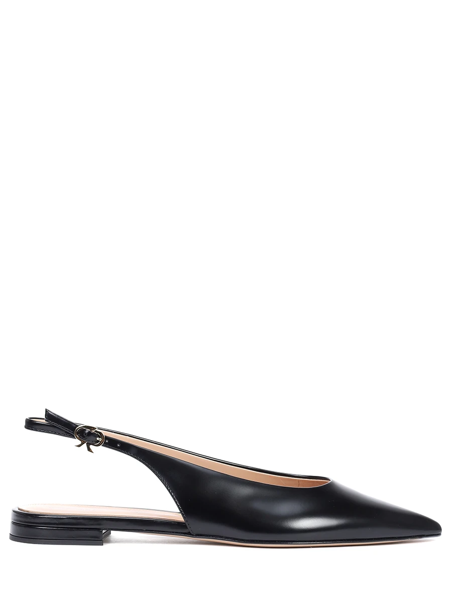 Балетки кожаные Robbie GIANVITO ROSSI G95546-05RIC-TOKNERO Черный 