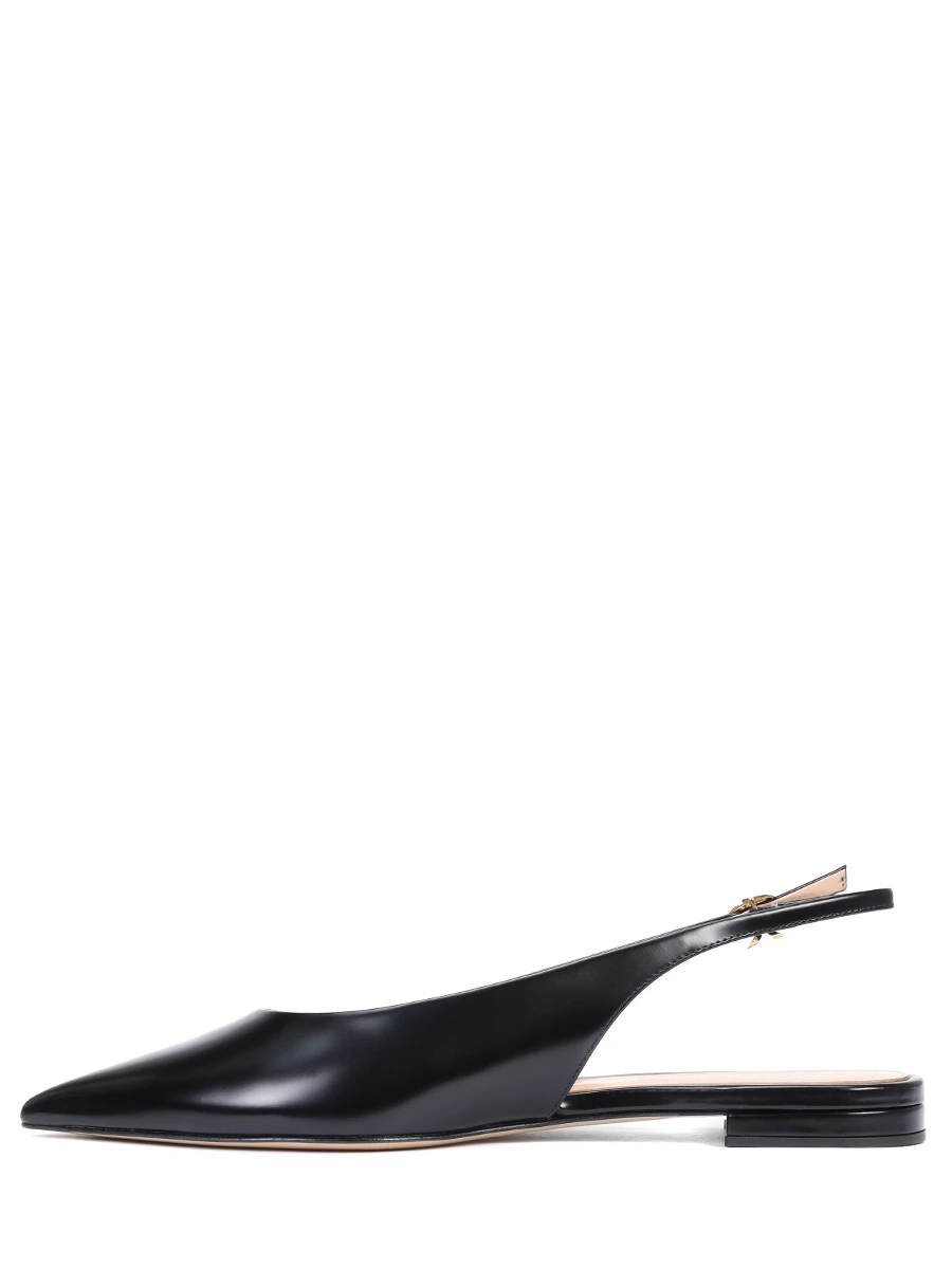 Балетки кожаные Robbie GIANVITO ROSSI G95546-05RIC-TOKNERO Черный  Фото 3