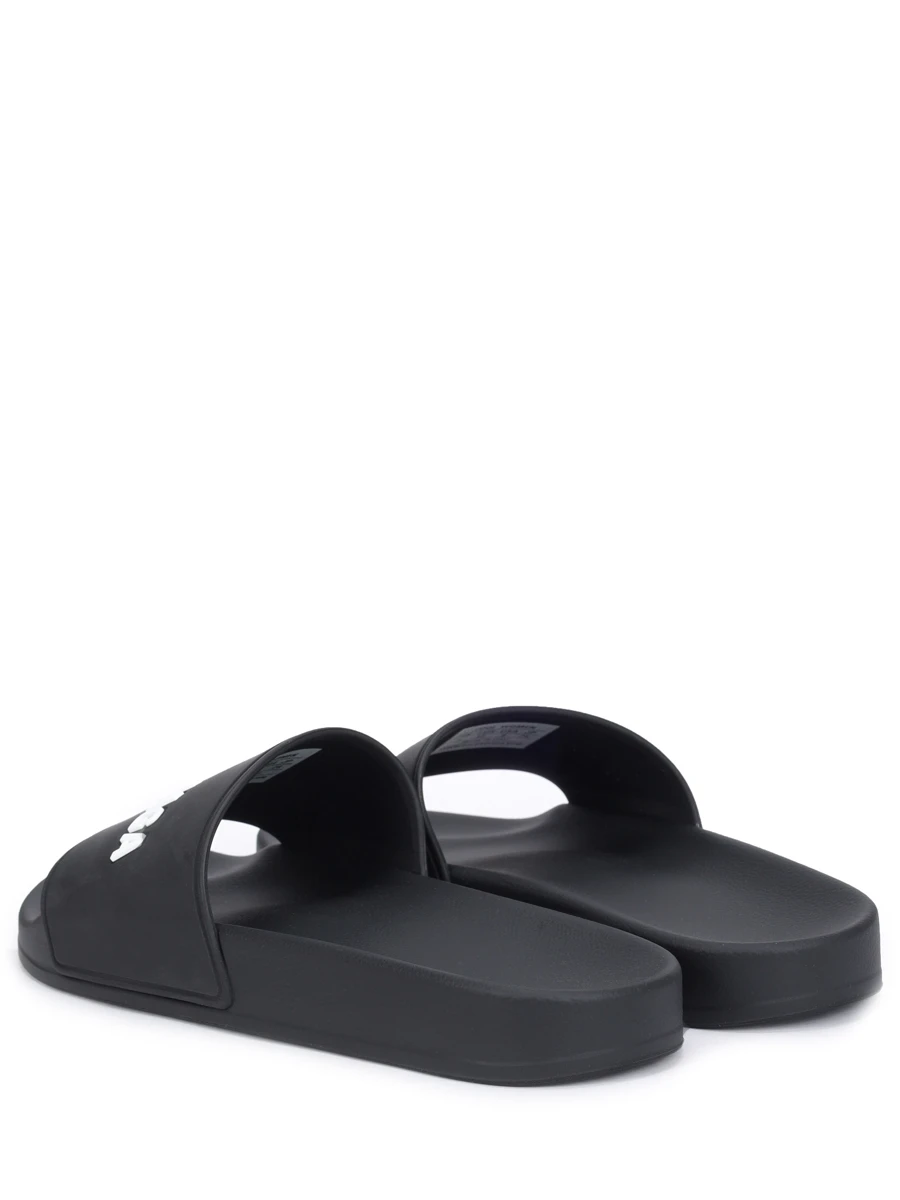 Шлепанцы резиновые Pool BALENCIAGA 565547W1S80 1006 Черный  Фото 4