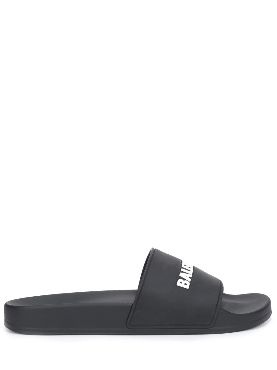 Шлепанцы резиновые Pool BALENCIAGA 565547W1S80 1006 Черный 