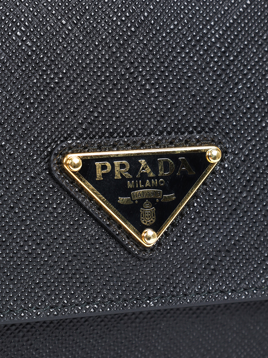 Сумка кожаная PRADA 1NF0592DB3 F0002 Черный  Фото 5