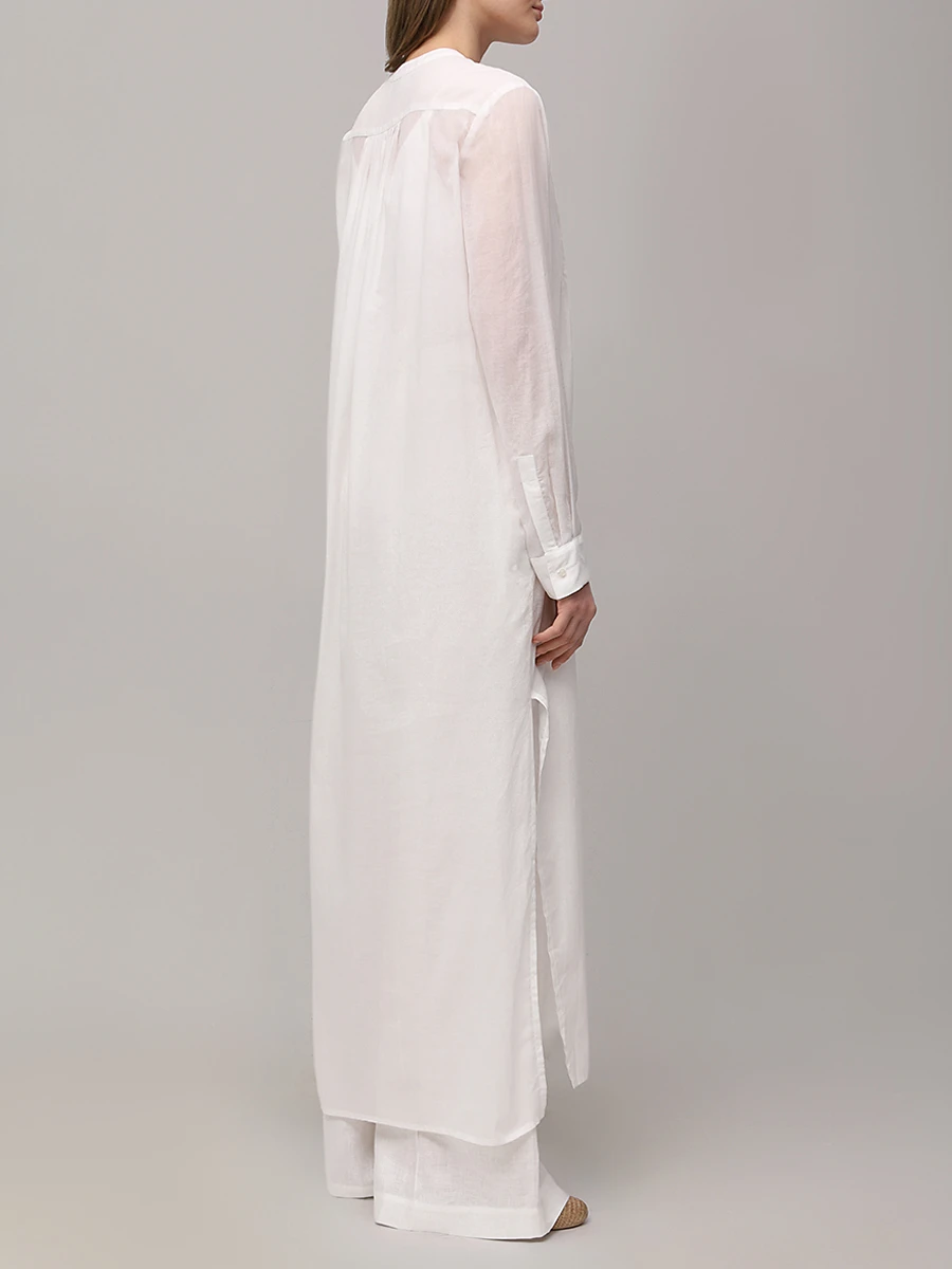 Платье льняное HOLY CAFTAN H25226 ARYA Белый  Фото 3