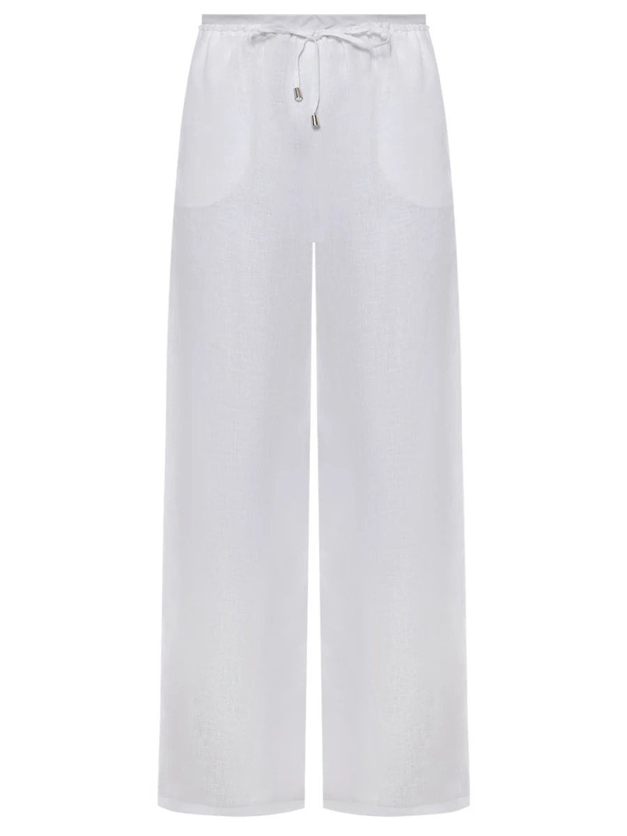 Брюки льняные HOLY CAFTAN H24402 PEGEE Белый 