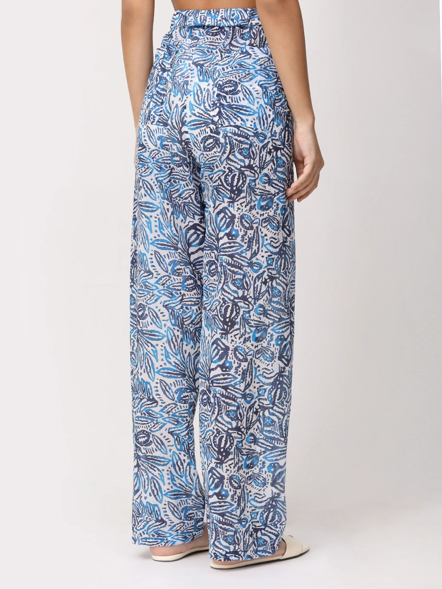 Брюки хлопковые HOLY CAFTAN H40002 PABLO Мультиколор  Фото 4