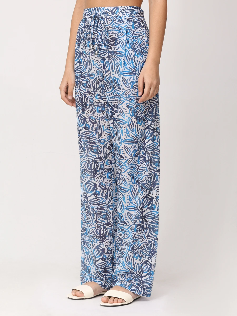 Брюки хлопковые HOLY CAFTAN H40002 PABLO Мультиколор  Фото 5