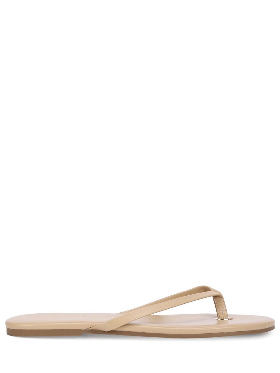 

Шлепанцы кожаные, Бежевый, Sandals CR
